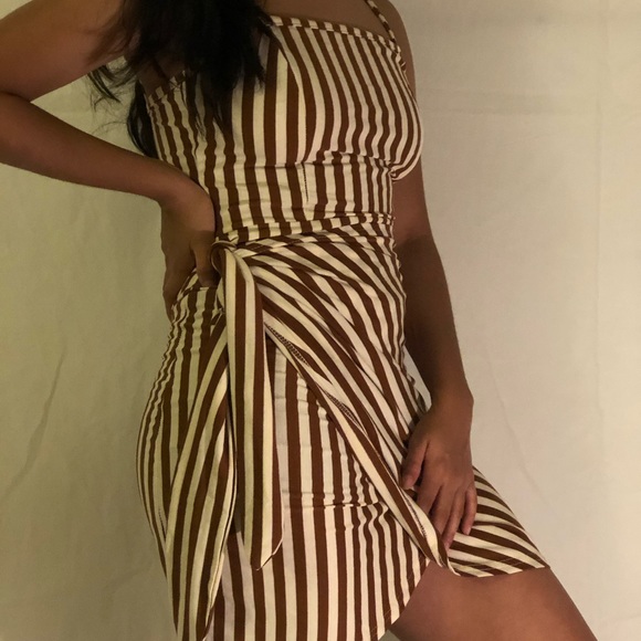 Striped Mini Summer Dress - Picture 6 of 12